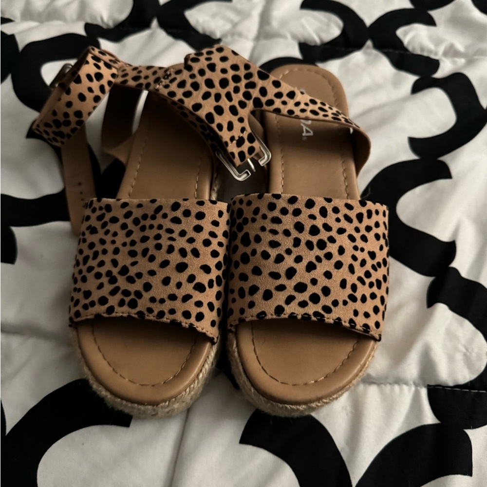 Leopard Print Espadrilles